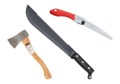 Asce, macheti e seghe
